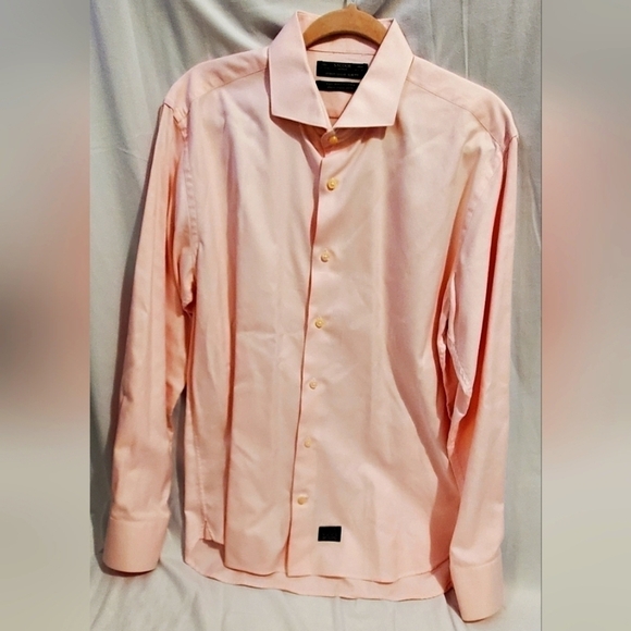 Sacoor Brothers Dublin Collar Slim Fit Long Sleeve Dress Shirt - Picture 2 of 7